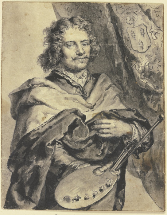 Porträt des Malers Hendrick ter Brugghen od Gerard Hoet d. Ä.