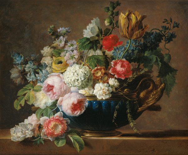 Vase of flowers od Gerard van Spaendonck