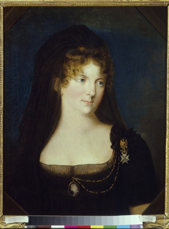 Portrait of Empress Maria Feodorovna (Sophie Dorothea of Württemberg) (1759-1828) od Gerhard von Kügelgen