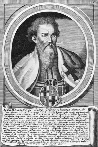 Hermann of Salza (xylograph) od German School