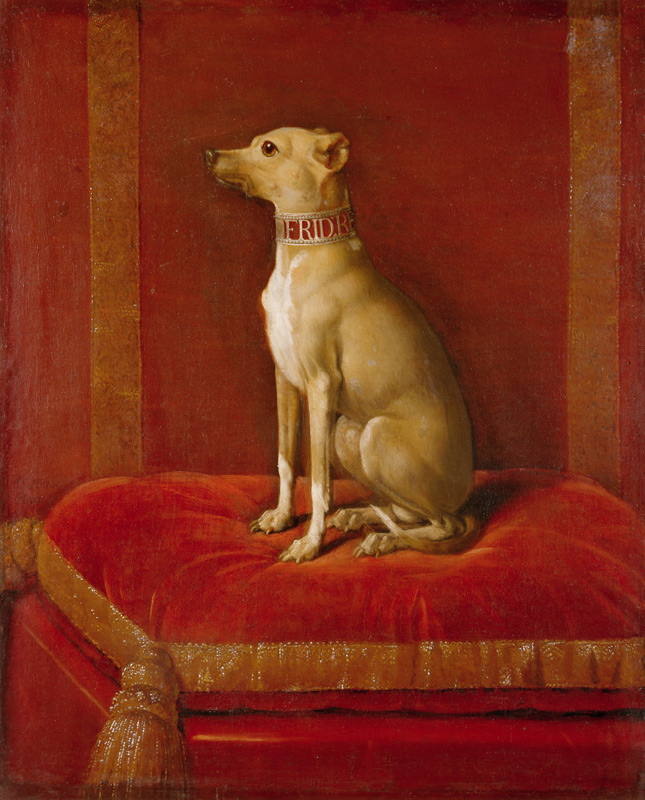 One of Frederick II''s Italian greyhounds od German School