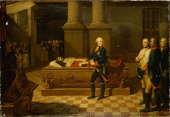 Frederick II in the Elector''s Crypt od German School