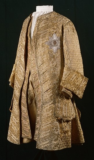 Leather Costume of August the Strong, (leather and gold embroidery) od German School