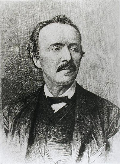 Portrait of Heinrich Schliemann (1822-90) od German School