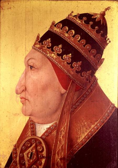 Portrait of Rodrigo Borgia (1431-1503) Pope Alexander VI od German School