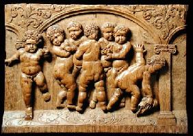 Relief panel depicting a group of putti