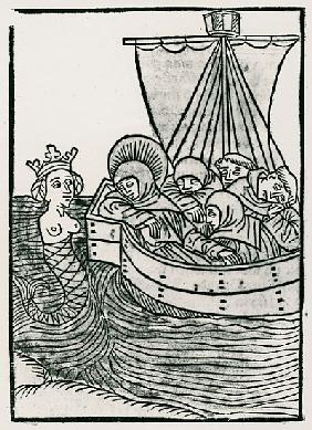 St. Brendan and the Siren, illustration from ''The Voyage of St. Brendan''