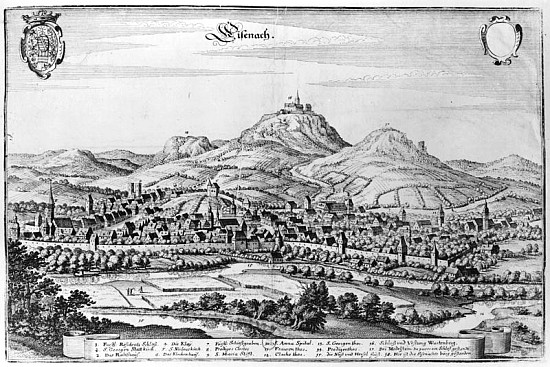 View of Eisenach od German School
