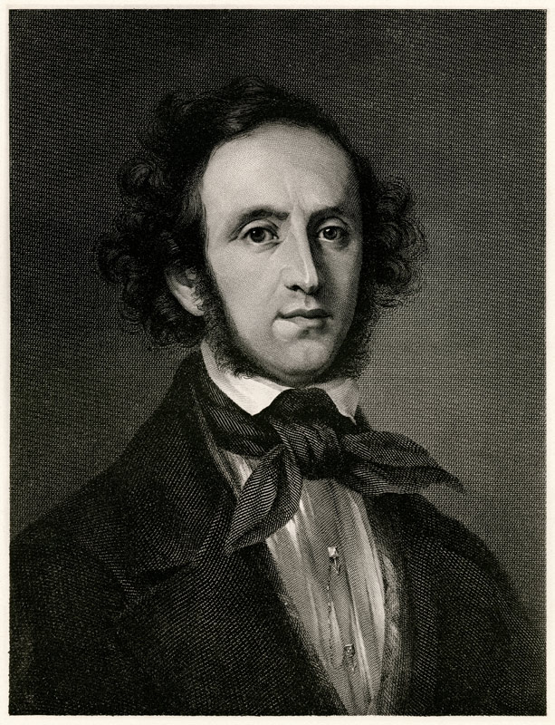 Felix Mendelssohn-Bartholdy od German School, (19th century)