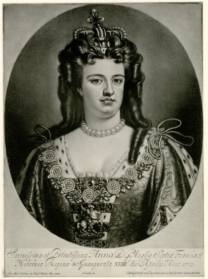 Anna, Königin von England od German School, (19th century)