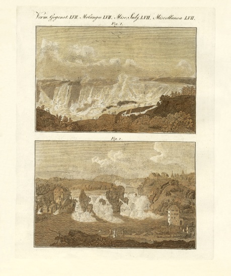 Falls od German School, (19th century)