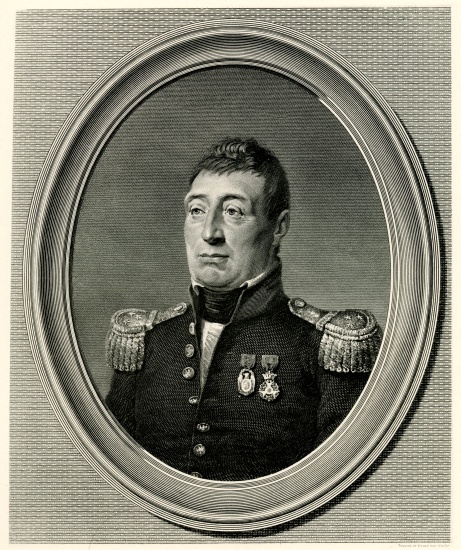 Gilbert du Motier, Marquis de Lafayette od German School, (19th century)