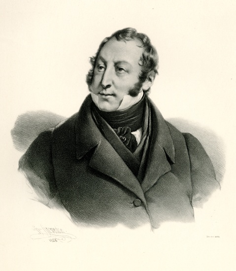 Gioachino Rossini od German School, (19th century)