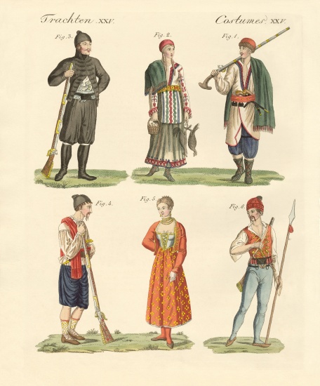 Inhabitants of Montenegro, Albania od German School, (19th century)