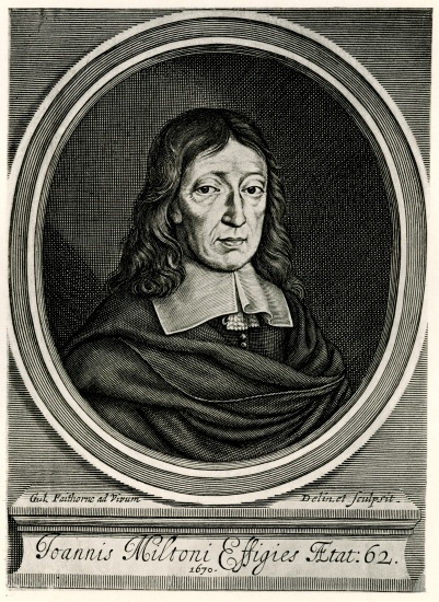 John Milton od German School, (19th century)