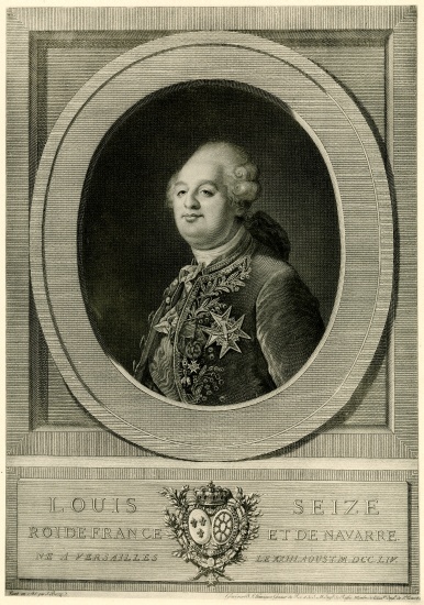 Ludwig XVI. od German School, (19th century)