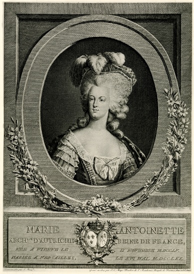 Marie Antoinette od German School, (19th century)