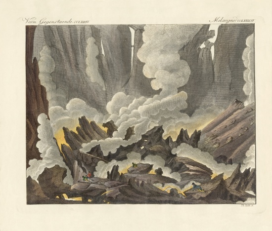 Mount Etna of Sicily od German School, (19th century)