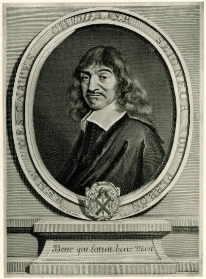René Descartes od German School, (19th century)