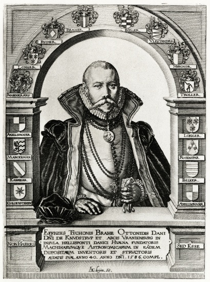 Tycho Brahe od German School, (19th century)