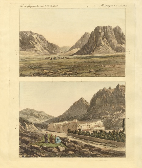 Way to Mount Sinai od German School, (19th century)