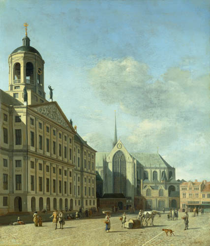 The town hall in Amsterdam. od Gerrit Adriaensz Berckheyde