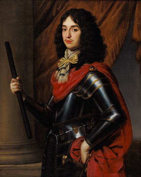 Portrait of Prince Edward of the Palatinate (1625-63) in Armour od Gerrit van Honthorst
