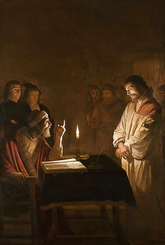 Christ before the High Priest od Gerrit van Honthorst