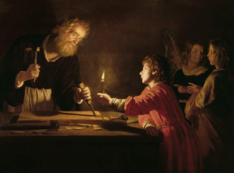 The childhood Jesu. od Gerrit van Honthorst