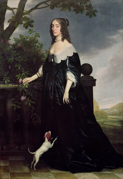 Elizabeth Stuart (1596-1662), Queen of Bohemia od Gerrit van Honthorst
