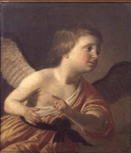 Portrait of the young Prince Maurice of Bohemia (1620-53) as Cupid od Gerrit van Honthorst
