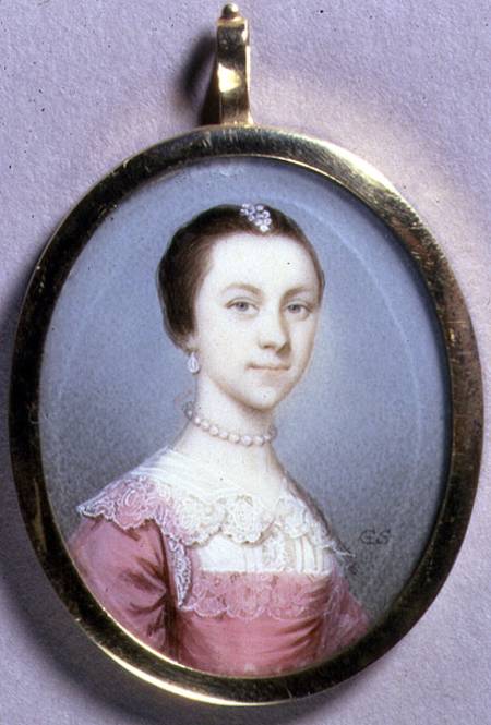 Portrait Miniature of Rachael Chumley od Gervase Spencer