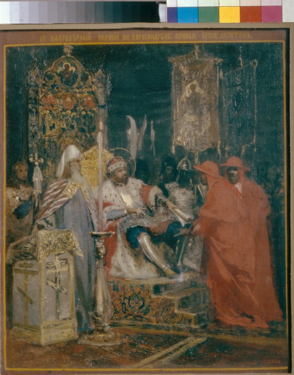 Alexander Nevsky Receiving Papal Legates od G.I. Semiradski