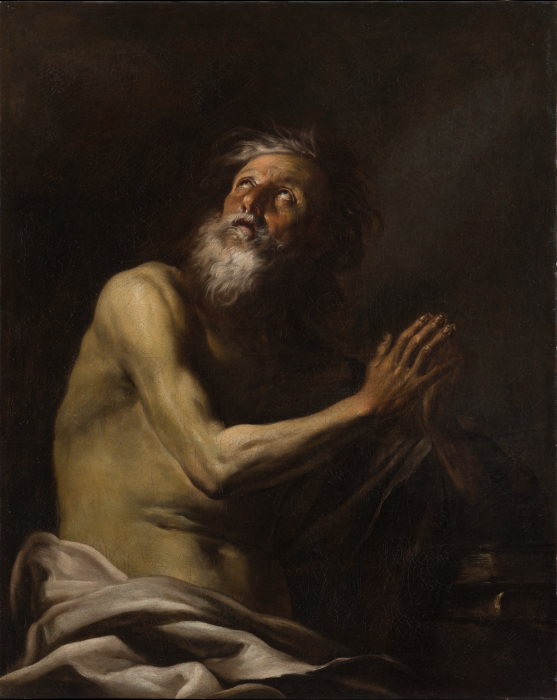 Hermit Saint (Paul the Hermit?) od Giacinto Brandi