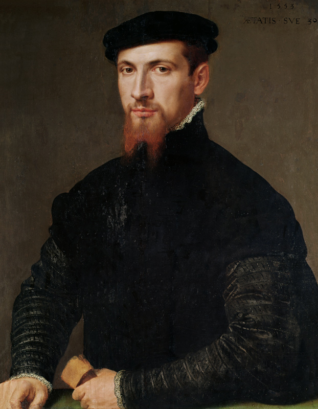 Portrait of Simon Renard (c.1513-73) 1553 od Giacomo Antonio Moro