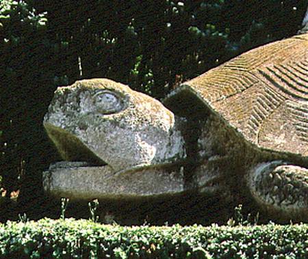 The Giant Tortoise, from the Parco dei Mostri (Monster Park) gardens laid out between 1550-63 by the od Giacomo Borozzi  da Vignola