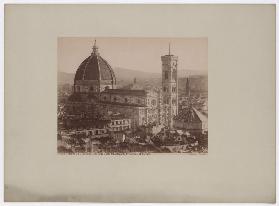 Florence: The Cathedral seen from the dome of the Cappella dePrincipi in S. Lorenzo, No. 10191