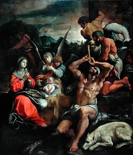 The Adoration of the Shepherds od Giacomo Cavedone