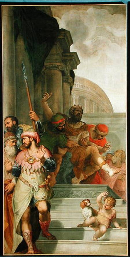 Saul returning to his family od Giambattista Farinati