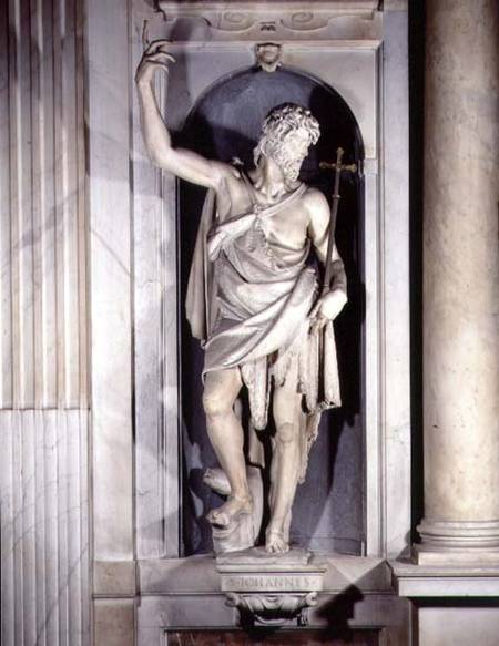 St. John the Baptist, niche from the Salviati Chapel od Giambologna