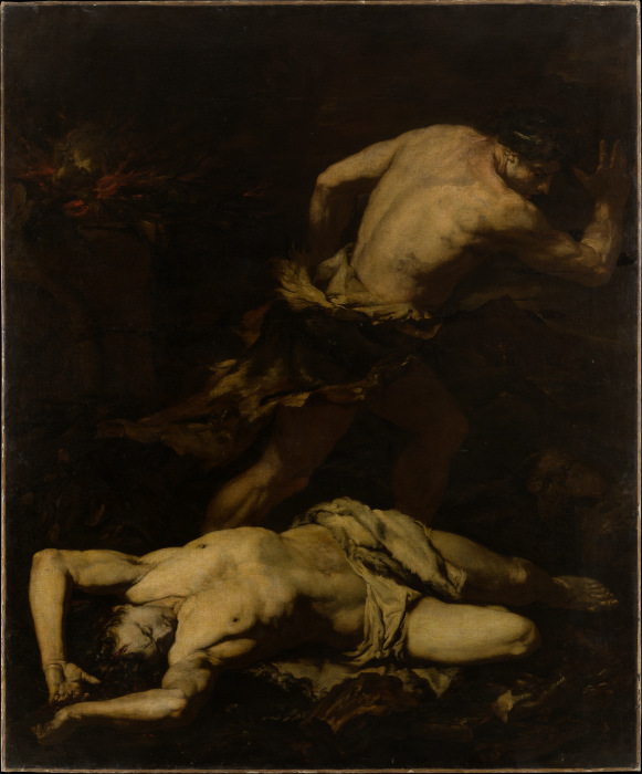 Cain Fleeing after the Murder of Abel od Gian Battista Langetti