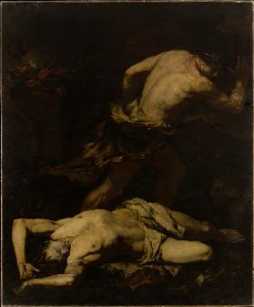Cain Fleeing after the Murder of Abel