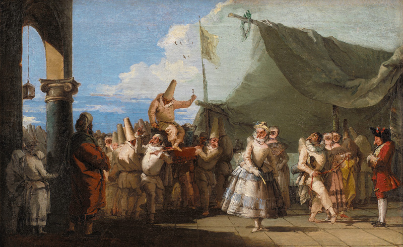 The Triumph of Pulcinella od Giandomenico Tiepolo