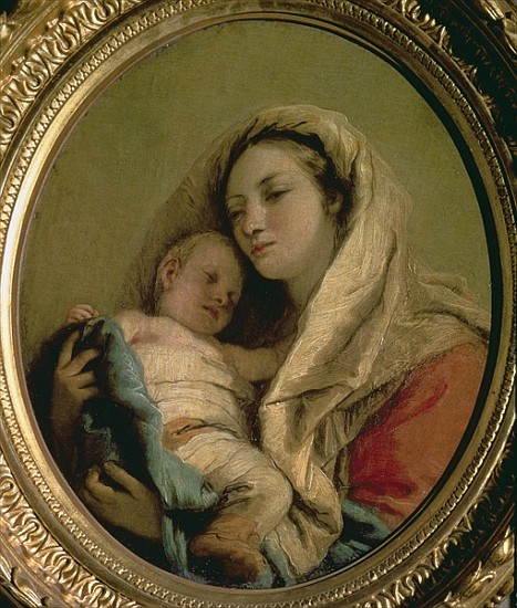 Madonna with Sleeping Child, 1780s od Giandomenico (Giovanni Domenico) Tiepolo