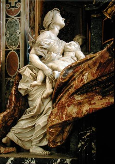Charity from the monument to Alexander VII in the north transept od Gianlorenzo Bernini