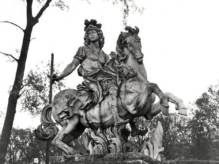 Equestrian statue of Louis XIV (1638-1715) od Gianlorenzo Bernini