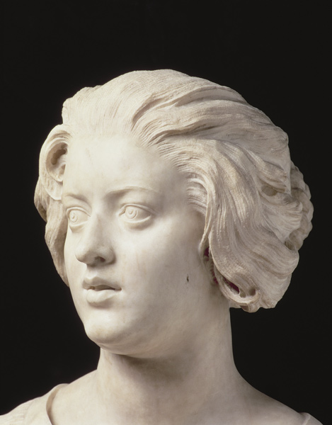 Costanza Bonarelli, detail of a sculpture od Gianlorenzo Bernini