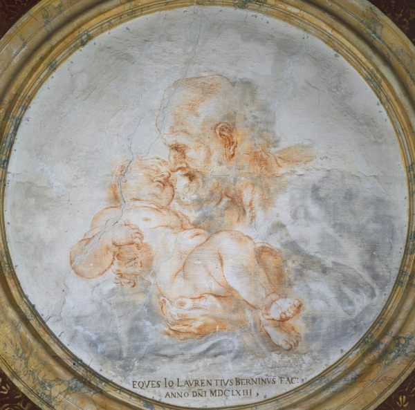 G.L.Bernini /Joseph w.Boy Jesus/ Draw. od Gianlorenzo Bernini