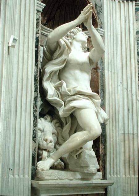 The Prophet Daniel, in the Chigi Chapel od Gianlorenzo Bernini