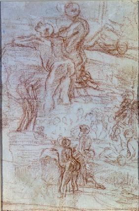 Bernini/Zuhörende/Predigt Joh.Täufer1664